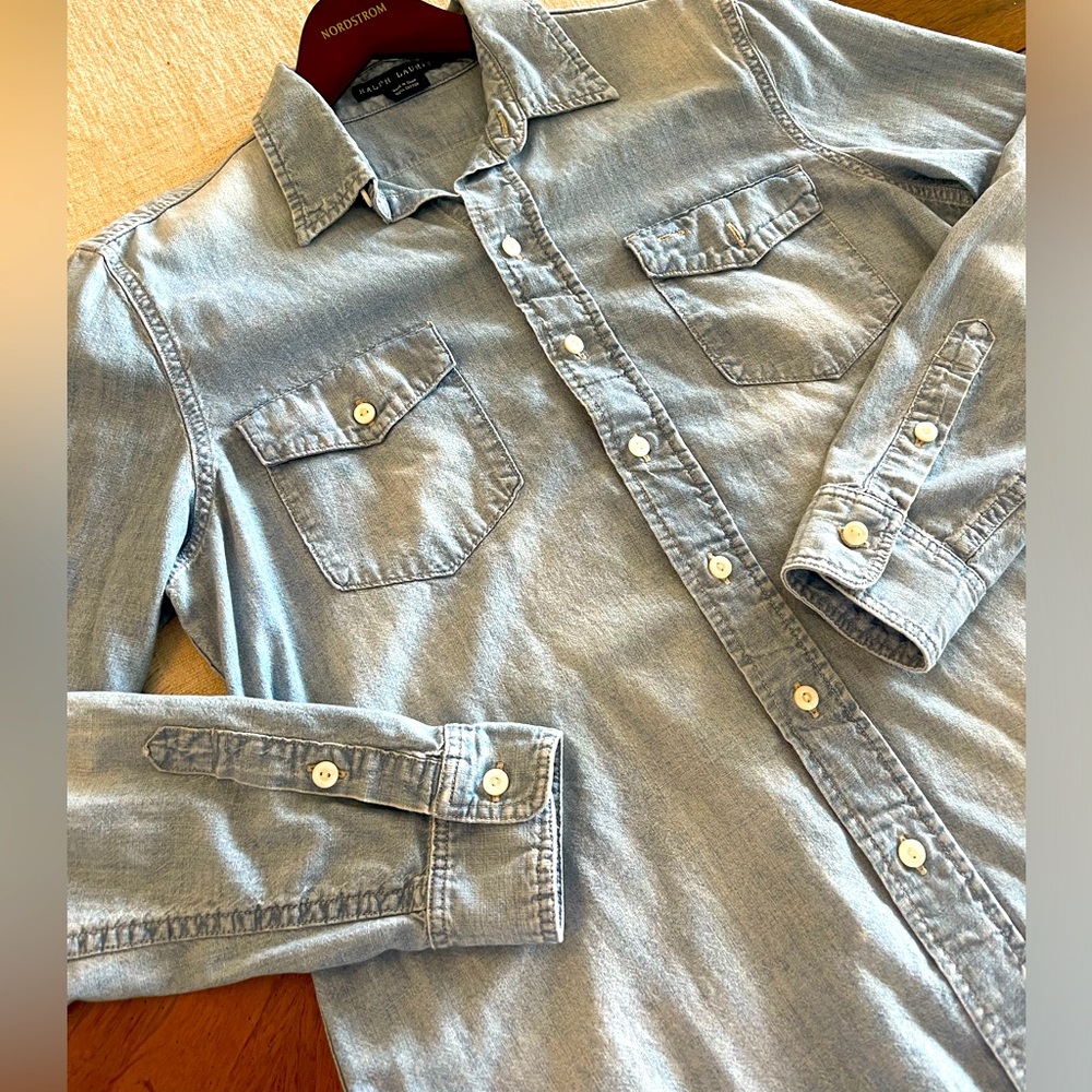 Ralph Lauren denim button down shirt